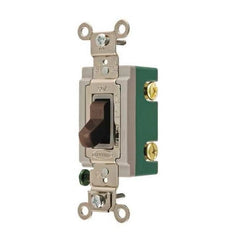 HUBBELL Bryant 3002BRN Switch Toggle Double-Pole 30A 120/277V