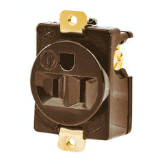 BRYANT Bryant 5284 Receptacles, Short Yoke, Commercial/Industrial Grade, 15A 125V, 5-15R