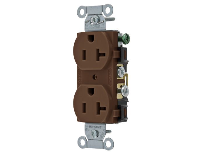 HUBBELL Bryant CBRS20 Duplex Receptacle 20A 125V 5-20R