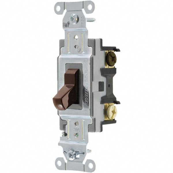 HUBBELL Bryant CSB320B wall switch 3-way locking no toggle