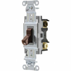HUBBELL Bryant CSB320B wall switch 3-way locking no toggle