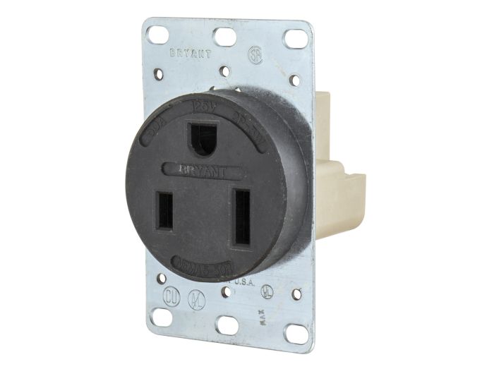 HUBBELL Bryant 9550FR Receptacle Straight Blade Industrial A