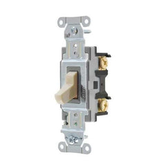 HUBBELL Bryant CSB115BI Switch, Commercial Grade, Single Pole, 15A 120/277V AC
