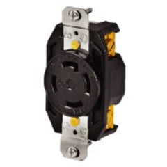 HUBBELL Bryant 71730FR Flush Receptacle 30A 3-Phase 600V AC L17-30R