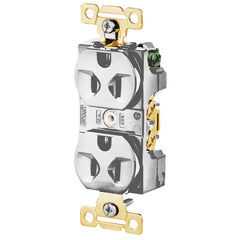 HUBBELL Bryant 5242W Duplex Receptacle-Nema5-15R