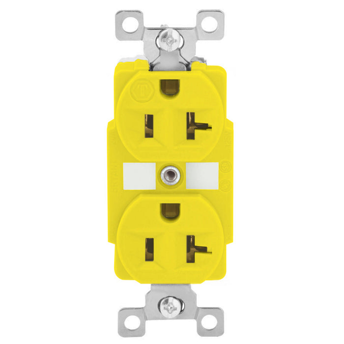 HUBBELL Bryant BRY5362CR Duplex Receptacle 20A 125V 5-20R
