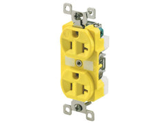 HUBBELL Bryant BRY5362CR Duplex Receptacle 20A 125V 5-20R