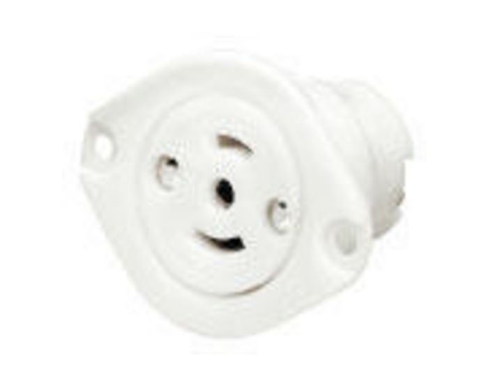 HUBBELL Bryant 7487ER Locking Receptacle 15A 125/250V ML-3R