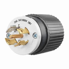 HUBBELL Bryant 72320NP Locking Plug 20A 3-Phase Wye 347/600V AC L23-20P