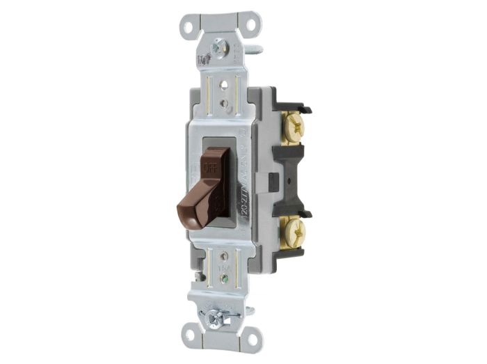 HUBBELL Bryant CSB115B Wall Switch 1-Pole Locking No Toggle