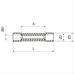 CEMBRE Cembre PL03-M Through Connector