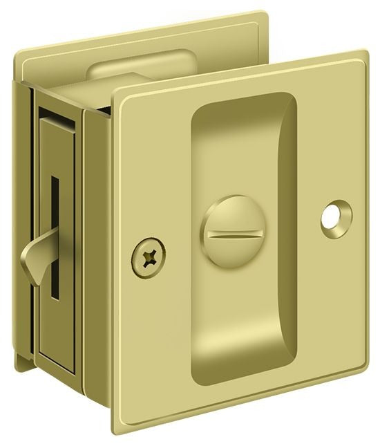 DELTANA Deltana SDL25U3 Pocket Lock Privacy Bright Brass