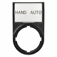 EATON Eaton M22S-ST-D11 M22 Pushbutton Legend Plate HAND AUTO/ D11