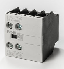 EATON Eaton XTCEXFAC02 Auxiliary Contact, Front Mount Aux, Frame B-C, 2Nc