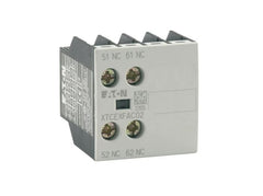 EATON Eaton XTCEXFAC02 Auxiliary Contact, Front Mount Aux, Frame B-C, 2Nc