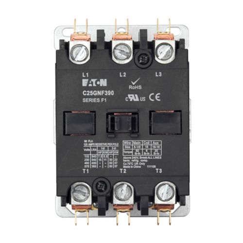 EATON Eaton C25GNF390T Definite Purpose Contactor 120A