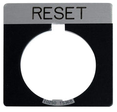 EATON Eaton 10250ts29 Pushbutton Legend Plate Reset
