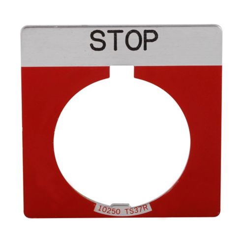 EATON Eaton 10250TS34 Legend Plate STOP