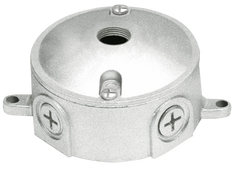 RAB Rab VXJ1 Weatherproof Round Box 1/2 Inch One 1/2 Inch Hole Cover