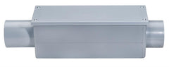 TOPAZ Topaz 1187 Conduit Body, Type C, PVC, 2-1/2 inches