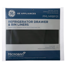 GENERAL ELECTRIC General Electric PMLNRBF01 Drawer & Bin Liners with Microban for Standard Depth Refrigerators