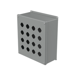 NVENT Hoffman E16PBX Pushbutton Enclosure 16 Hole (30.5mm)