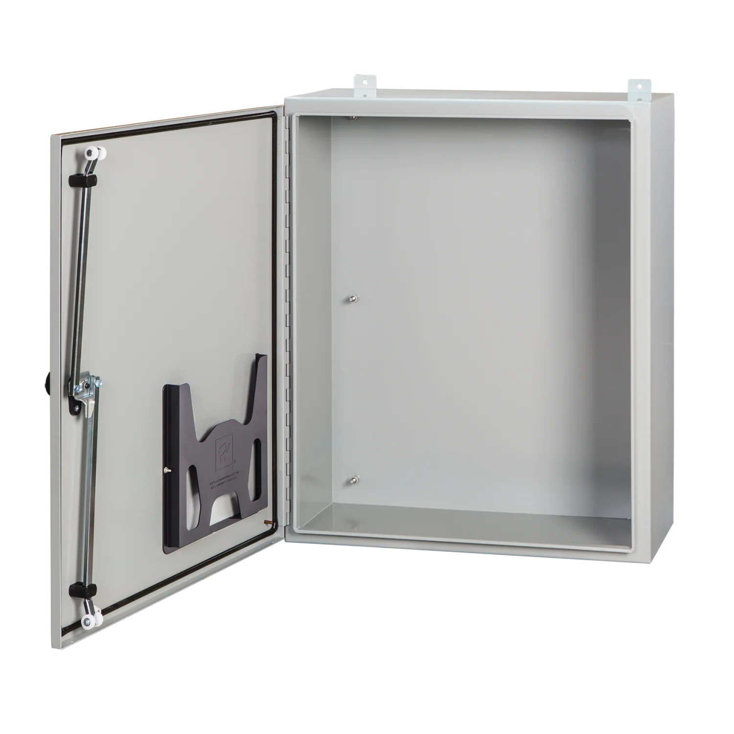 NVENT Hoffman A24H20BLP3PT Continuous Hinge Enclosure with 3-Point Latch 24x20x8