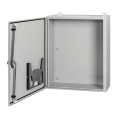 NVENT Hoffman A24H20BLP3PT Continuous Hinge Enclosure with 3-Point Latch 24x20x8