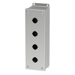 NVENT Hoffman E4PBSS Pushbutton Screw Cover Type 4X, 4PBx30.5mm, SS304