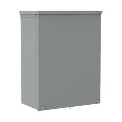 NVENT Hoffman A18R184 Screw-Cover Drip-Shield Type 3R With Knockouts, 18x18x4, Steel