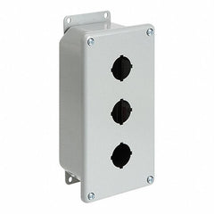 NVENT Hoffman E4PBGXM Deep Pushbutton Enclosures Type 12, 4PB x 22.5mm