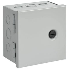 HOFFMAN Hoffman AHE10X10X6 Pull Box, Hinged Cover, 10 inches x 10 inches x 6 inches