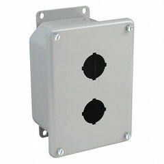HOFFMAN Hoffman ED2PB Drawn Pushbutton Enclosures 2PBx30.5mm