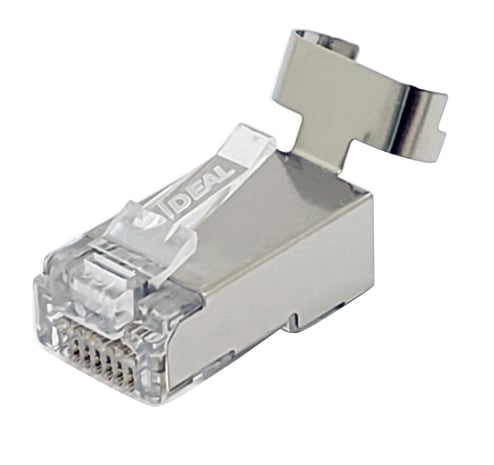 IDEAL Ideal 85-368 Shielded Feed-Thru CAT6A/6/5e Modular Plugs (25/Card)