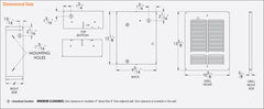 KING King W2020-W W Wall Heater 208V 2000-1000W
