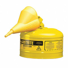 JUSTRITE Justrite 7125210 Type l Steel Safety Can, Diesel, 2.5 gal