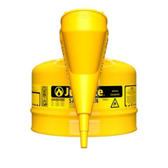 JUSTRITE Justrite 7125210 Type l Steel Safety Can, Diesel, 2.5 gal