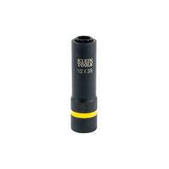KLEIN TOOLS Klein Tools 66011 2-in-1 Impact Socket, 12-Point, 1/2 and 3/8-Inch
