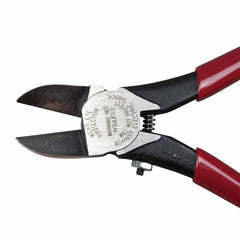 KLEIN TOOLS Klein Tools D227-7C Diagonal Cutting Pliers, Spring-Loaded, Plastic Cutting, 7-Inch