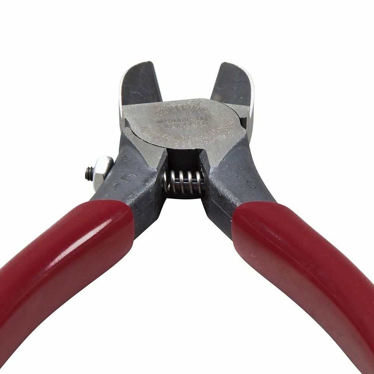 KLEIN TOOLS Klein Tools D227-7C Diagonal Cutting Pliers, Spring-Loaded, Plastic Cutting, 7-Inch