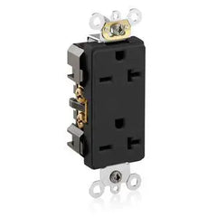 LEVITON Leviton 16462-W Decora Plus Duplex Receptacle 20 Amp, 250 Volt