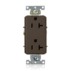 LEVITON Leviton 16342 Decora Plus Duplex Receptacle/Outlet, Industrial Grade, Self-Grounding