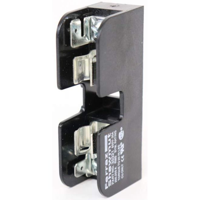 MERSEN Mersen 30321 Fuse Block 600VAC/600VDC Midget 30A 1-Pole