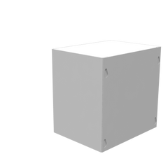 MILBANK Milbank 886-SC1 nema 1 screw cover junction box 8 inch x 8 inch x 6 inch