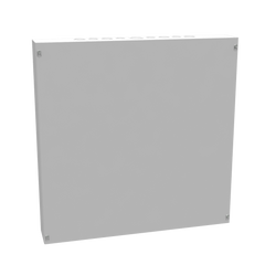 MILBANK Milbank 24244-SC1 NEMA 1 Polyester Powder Coated Steel Screw Cover Junction Box 24-Inch x 24-Inch x 4-Inch