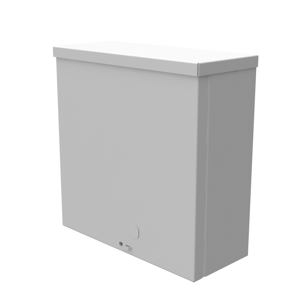 MILBANK Milbank 10104-SC3R Screw Cover Junction Box 10-Inch x 10-Inch x 4-Inch