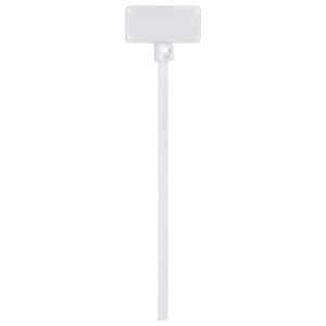 PANDUIT Panduit PLF1M-C Pan-Ty Flag Cable Tie 4.3 inches 100 Package Quantity