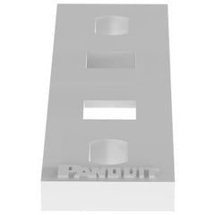 PANDUIT Panduit MTP1H-E6-C Cable Tie Mounts Multiple Tie Plate, 1 Bundle, #6 Screw (M3)