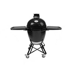 PRIMO Primo PGCRC All-in-One Large Round Ceramic Kamado Grill with Cradle & Side Shelves