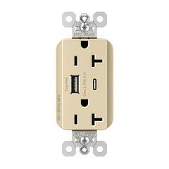 LEGRAND Pass & Seymour pttr20acusbi plugtail usb outlet, type a/c, 20a